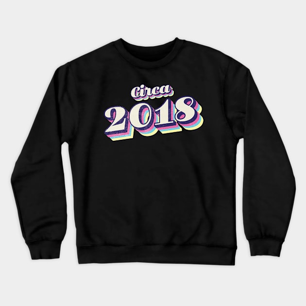 2018 Birthday Crewneck Sweatshirt by Vin Zzep